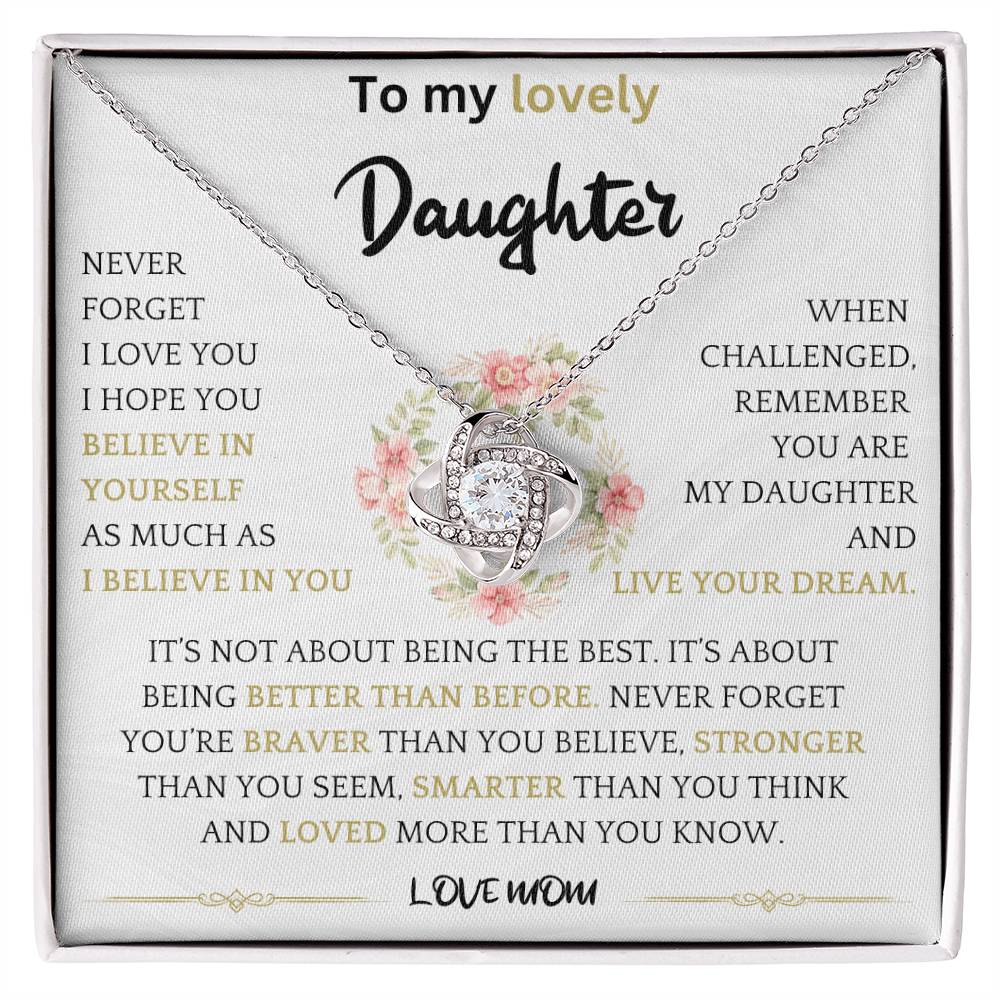 Better Than Before Necklace Gift For Daughter