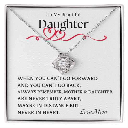 Never Truly Apart Necklace Gift For Daughter