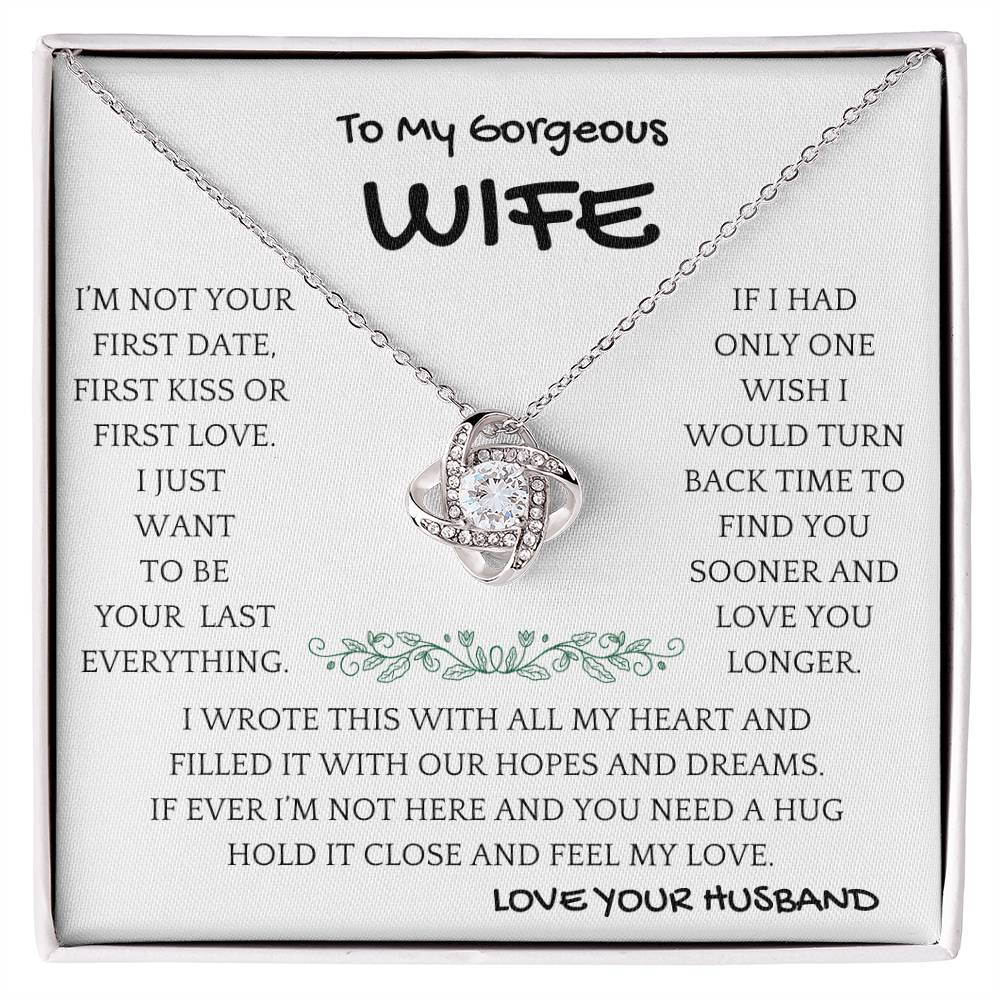 Filled With Hope Wife Necklace