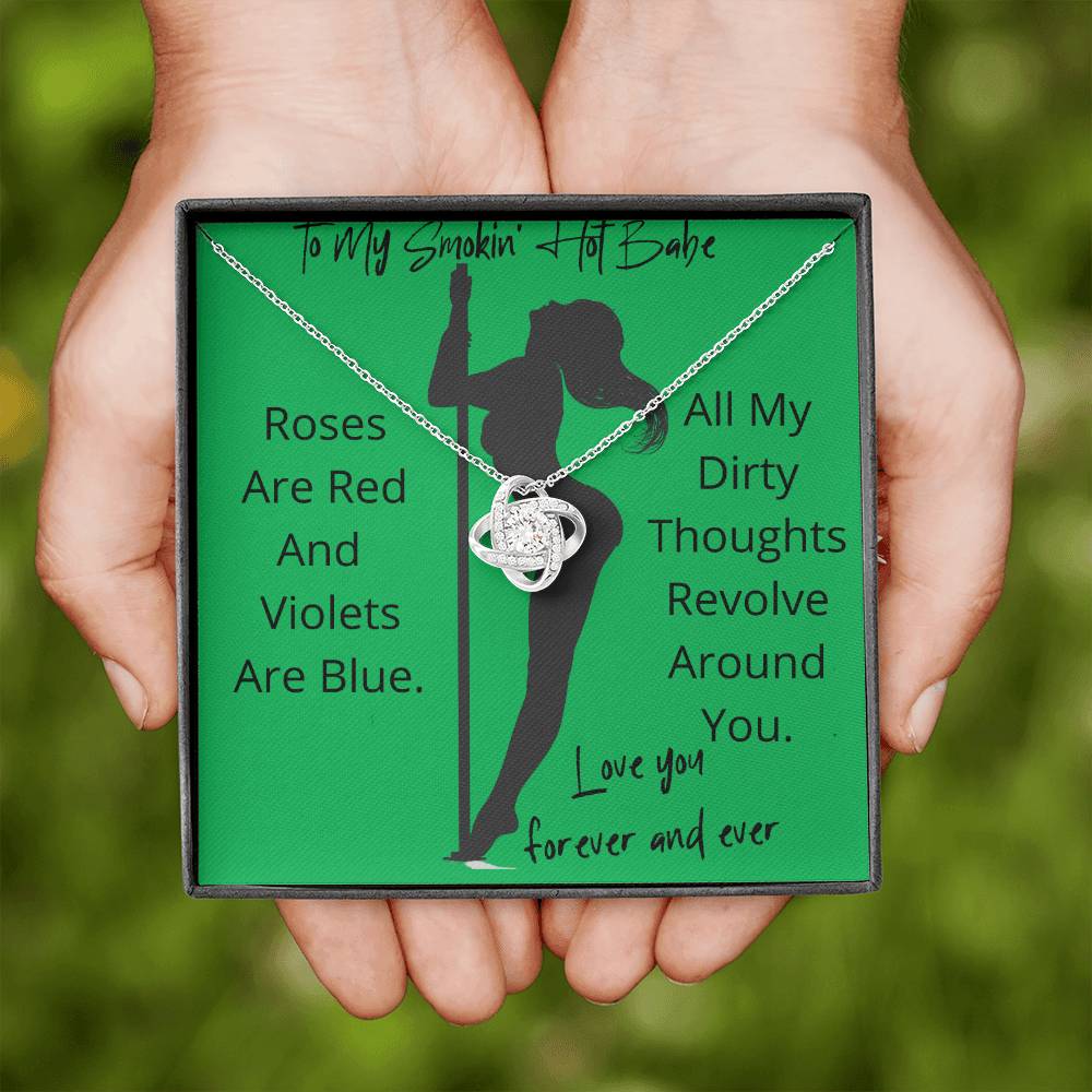 Dirty Thoughts Necklace Gift For Wife Girlfriend Anniversary Birthday Present For Women