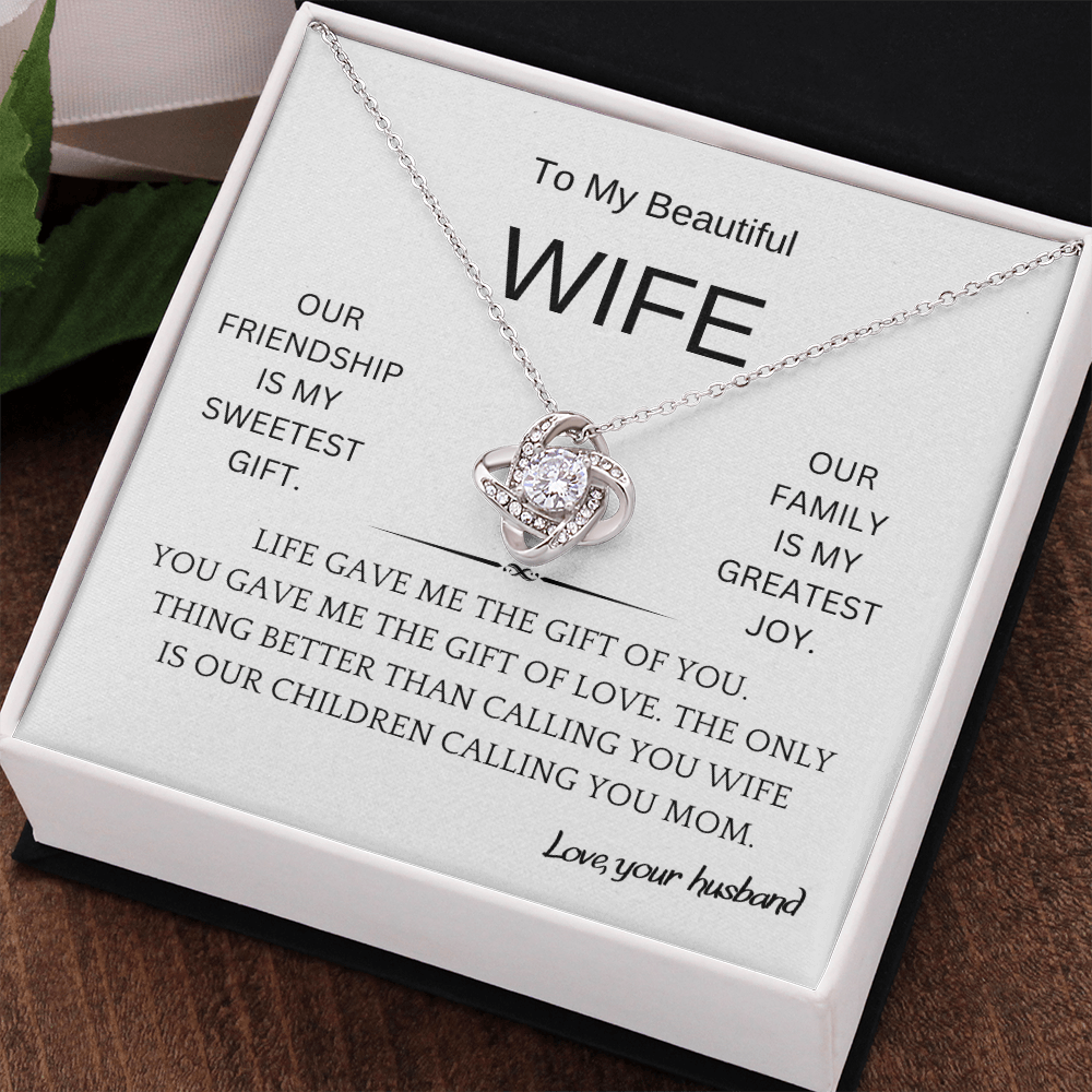 Greatest Joy Necklace Wife