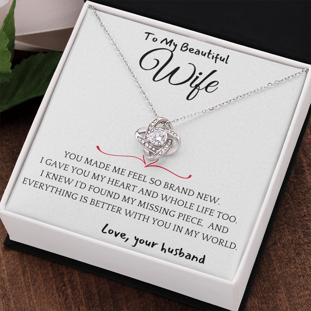 Better With You Wife Necklace