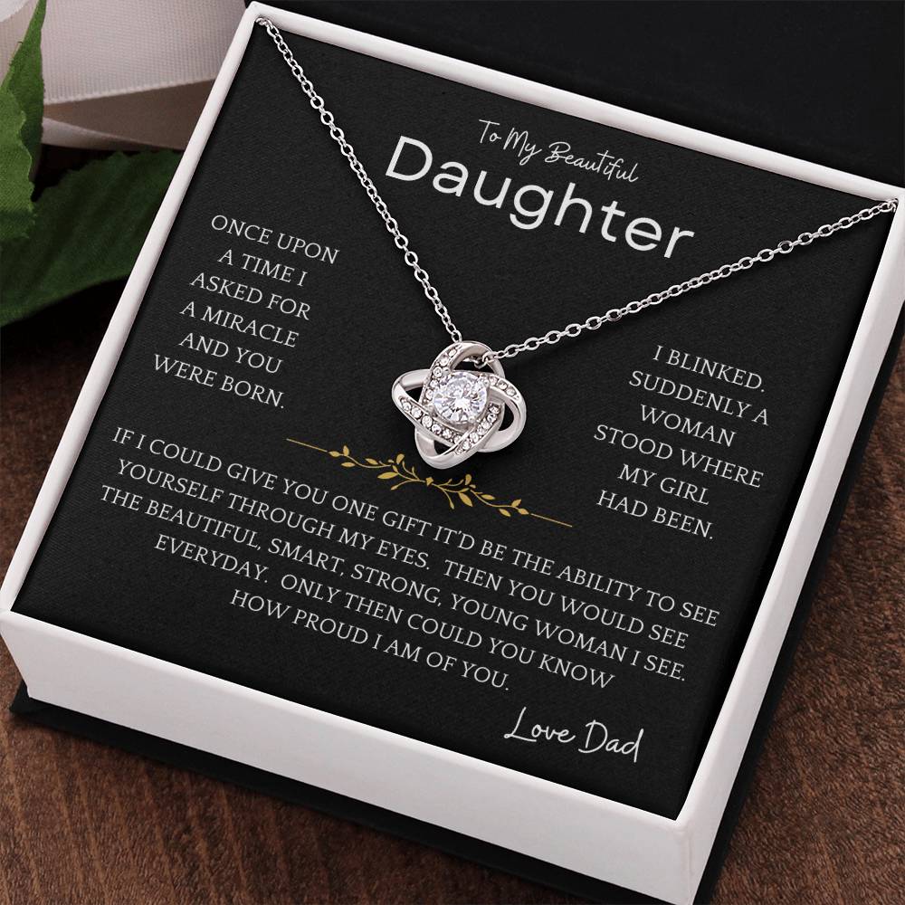 See Yourself Daughter Necklace