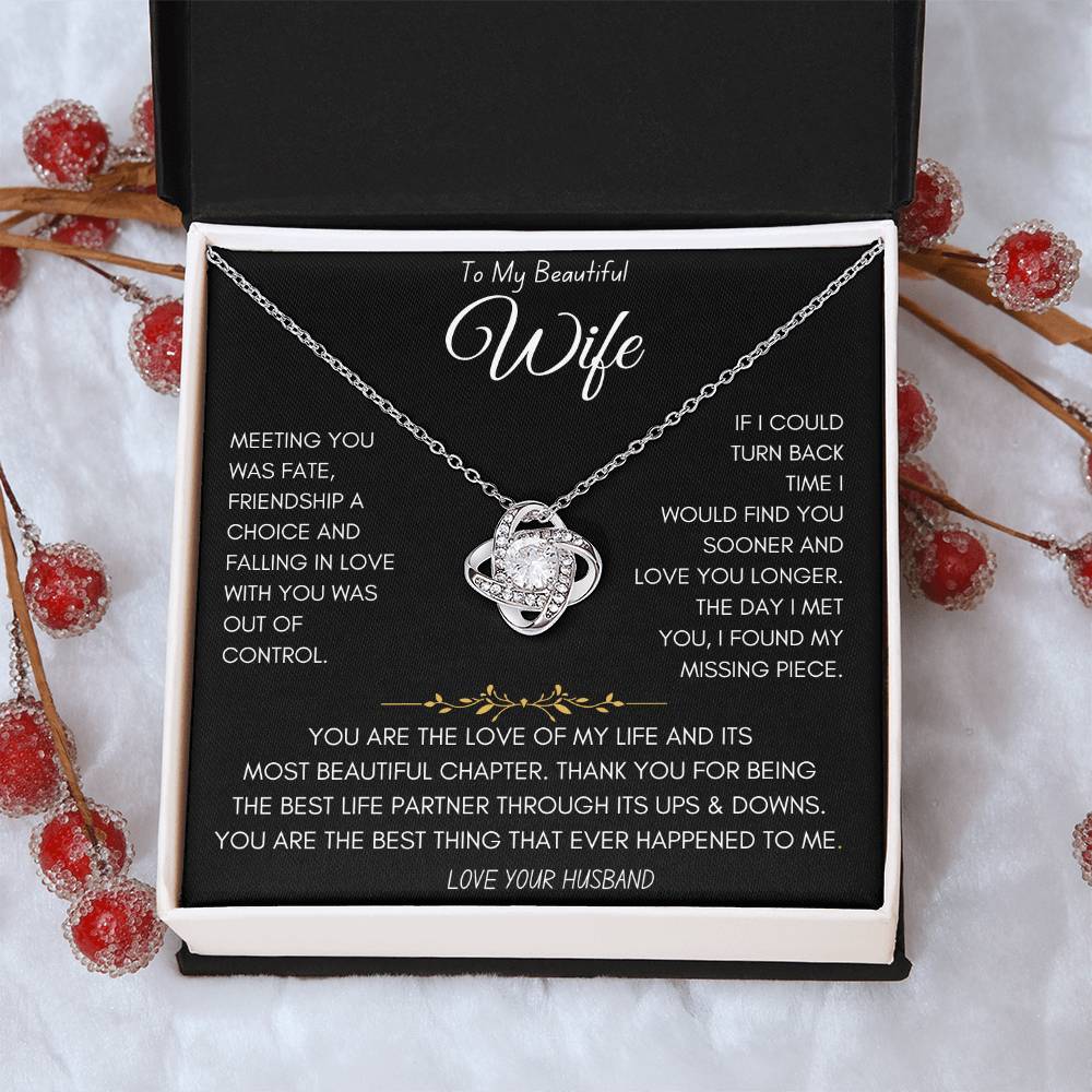 Love You Longer Necklace Wife Gift