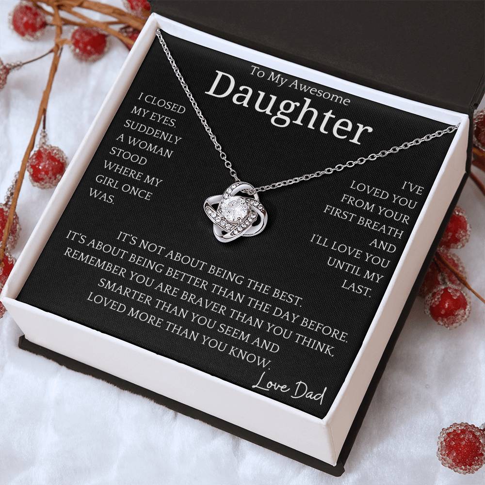 Better Than Before Necklace Gift For Daughter