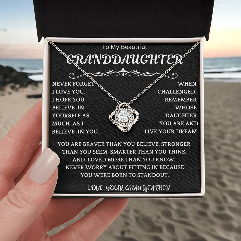 Live Your Dreams Necklace Gift From Grandfather