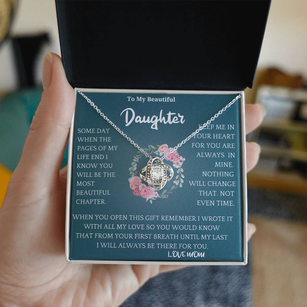 Pages Of My Life Necklace Gift Daughter