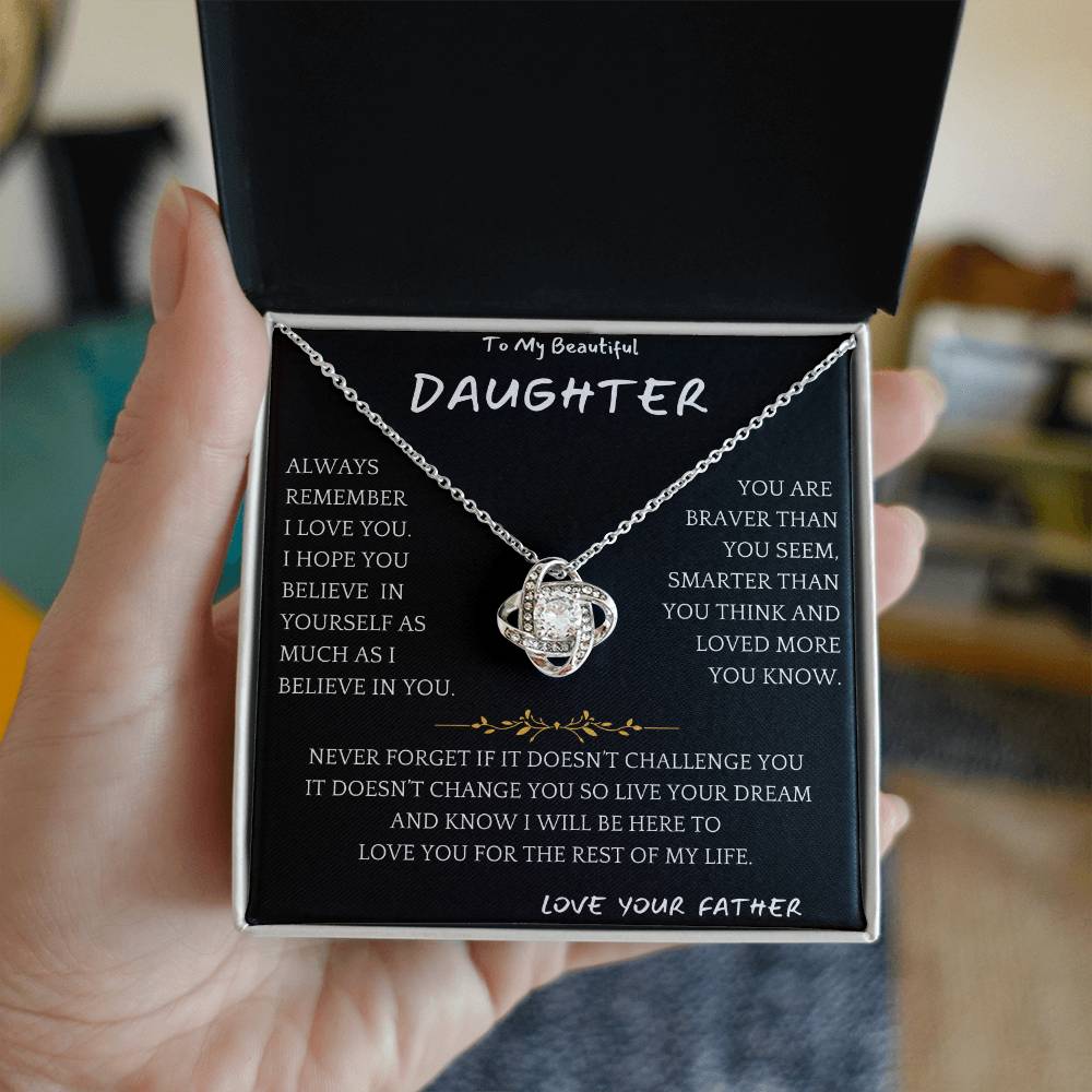 Smarter, Braver,Daughter Gift Father