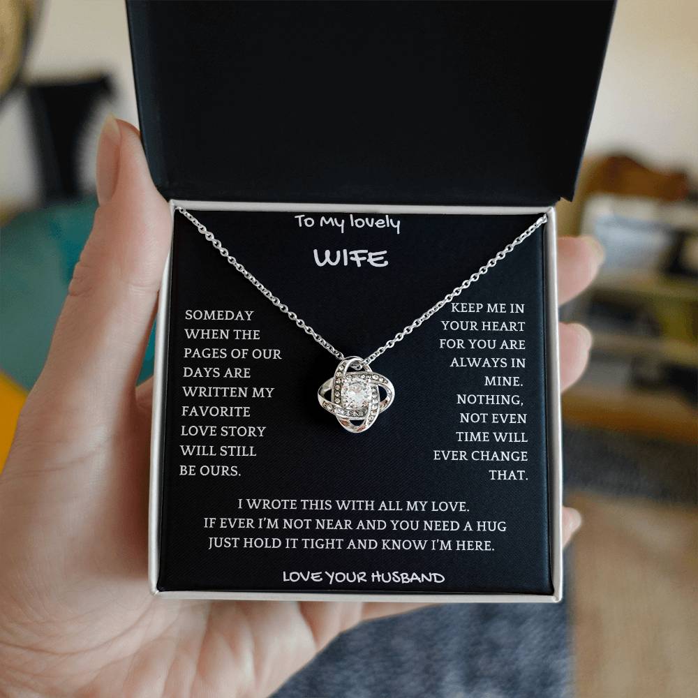 Favorite Love Story Necklace Gift For Wife