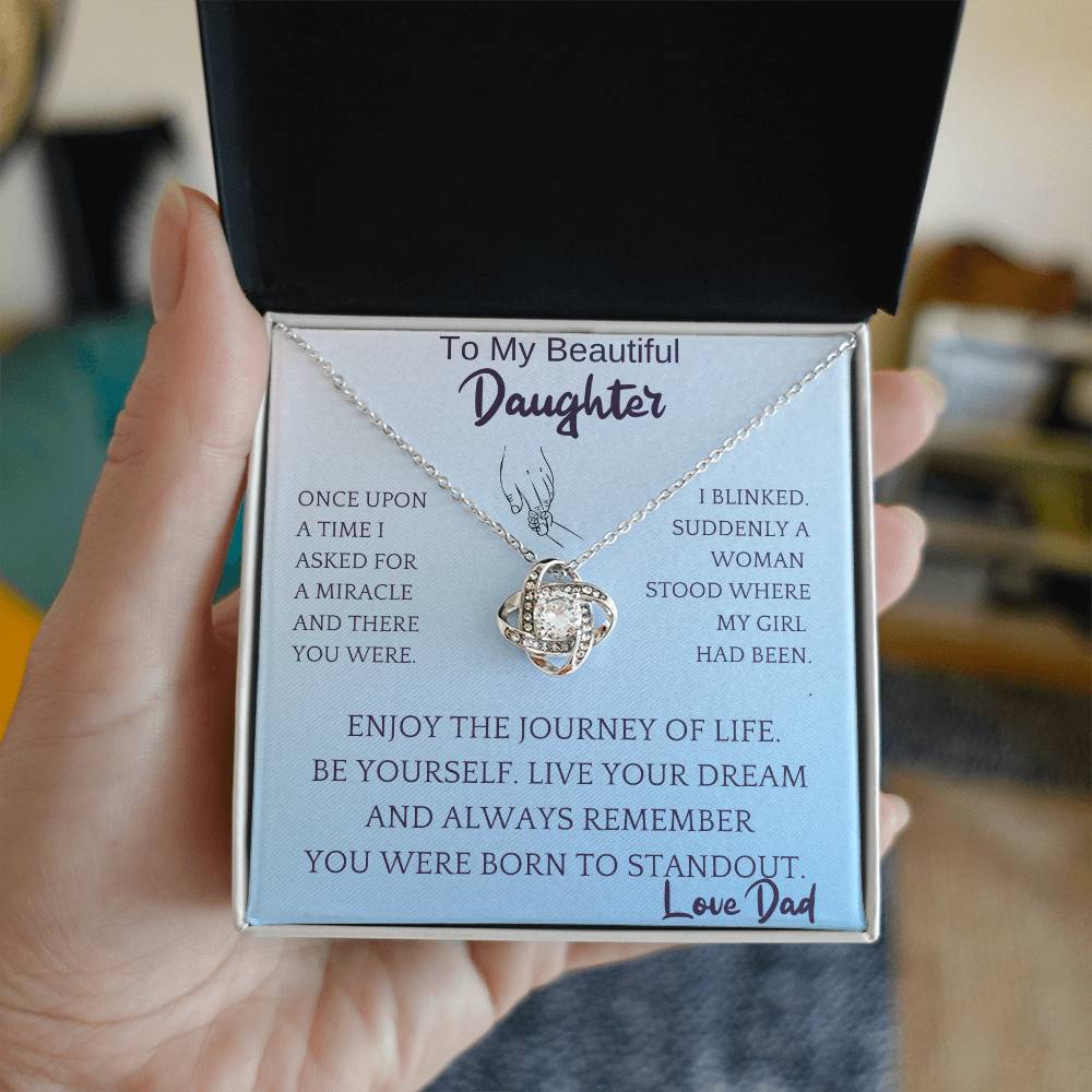 Journey of Life Daughter Necklace