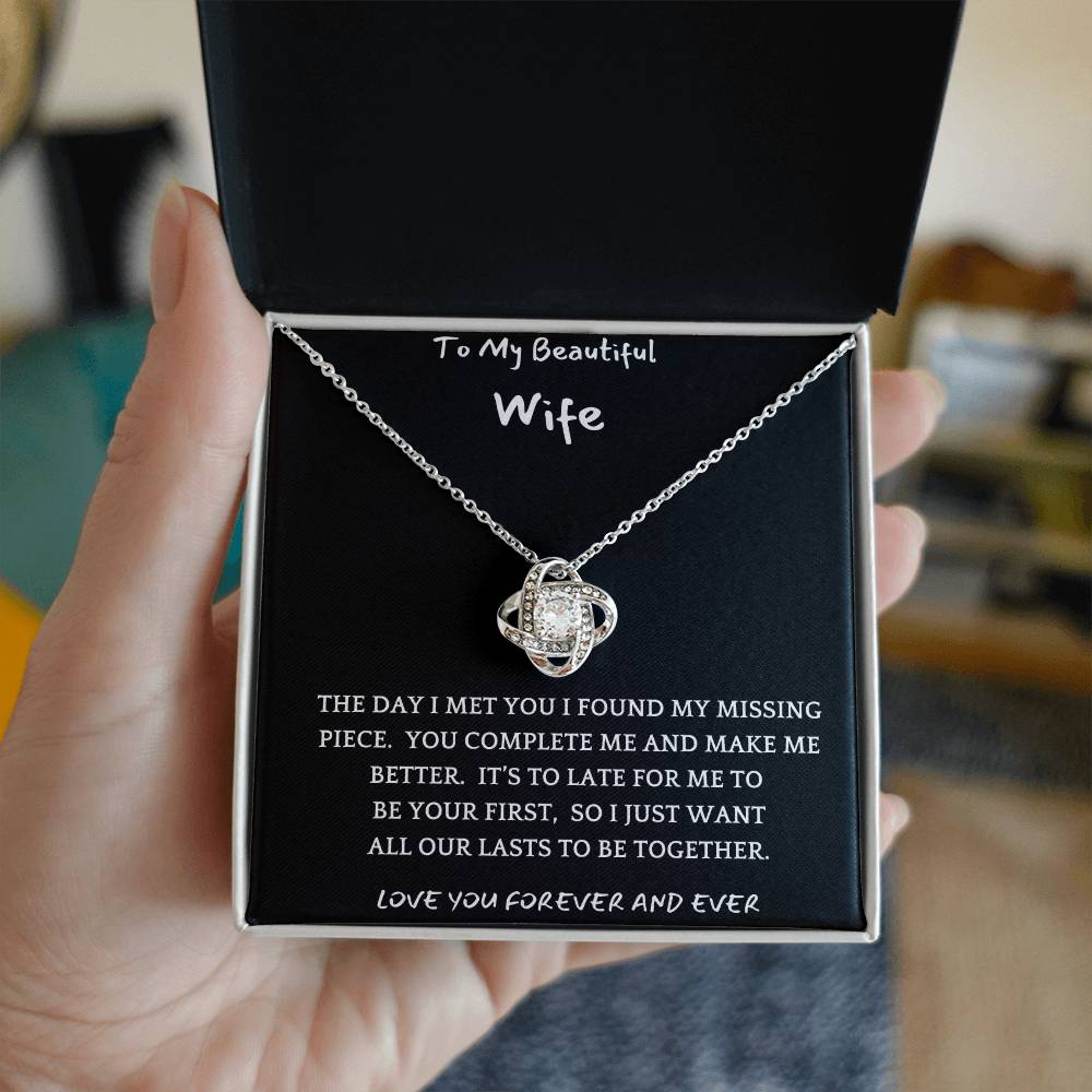 MISSING PIECE NECKLACE GIFT FOR WIFE