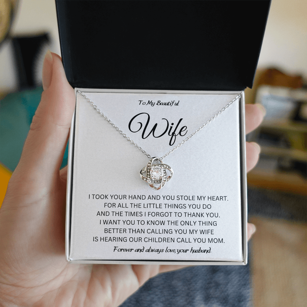 Our Children Call You Mom Wife Necklace