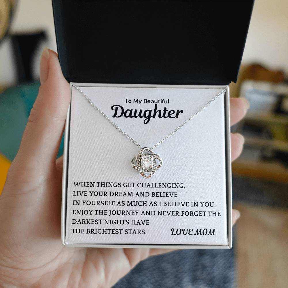 Live Your Dream Necklace Gift For Daughter