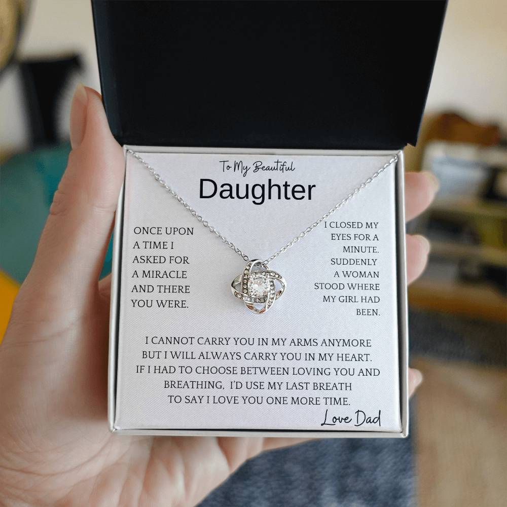 My Last Breath Daughter Necklace