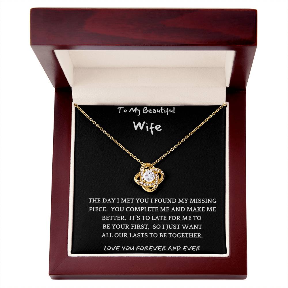 MISSING PIECE NECKLACE GIFT FOR WIFE