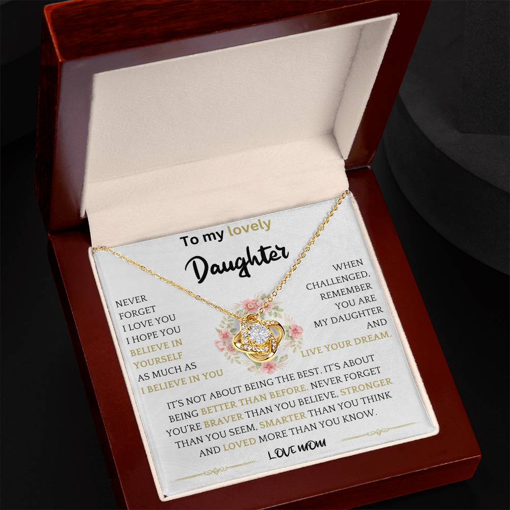 Better Than Before Necklace Gift For Daughter