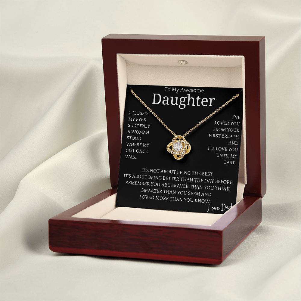 Better Than Before Necklace Gift For Daughter