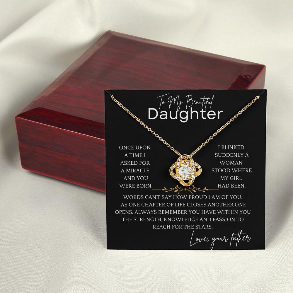 Reach For Stars Daughter Necklace