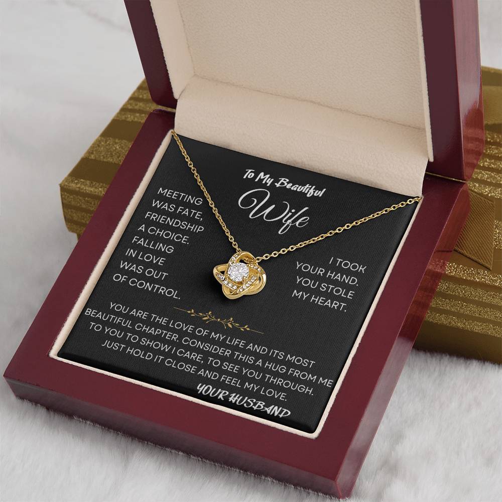 Stolen Heart Necklace Wife Gift