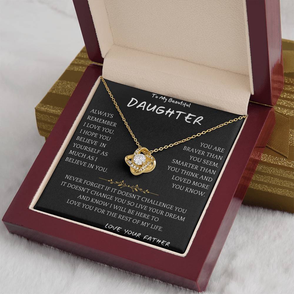 Smarter, Braver,Daughter Gift Father