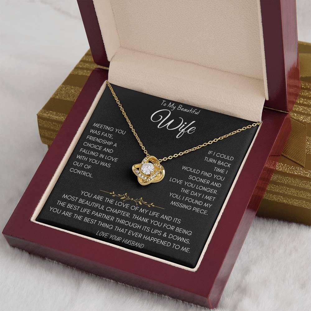 Love You Longer Necklace Wife Gift