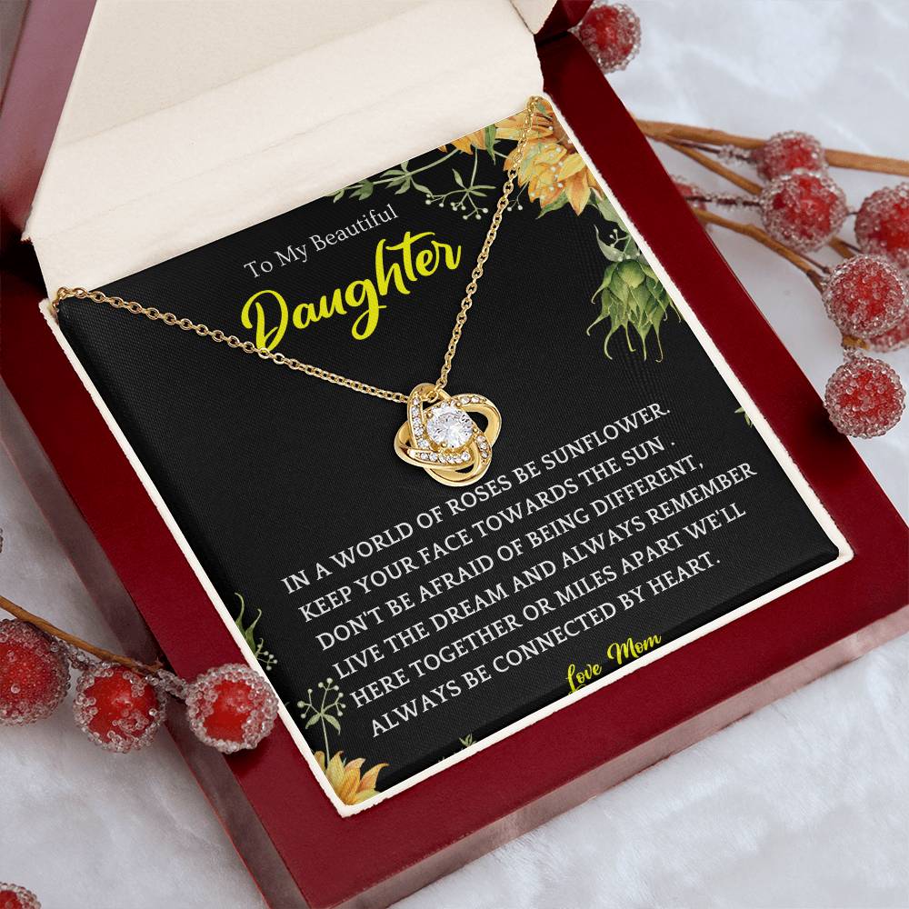 Here Together Necklace Gift For Daughter