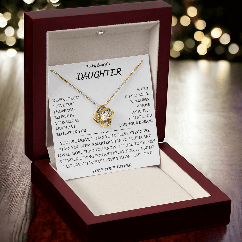 Braver Necklace Gift Daughter