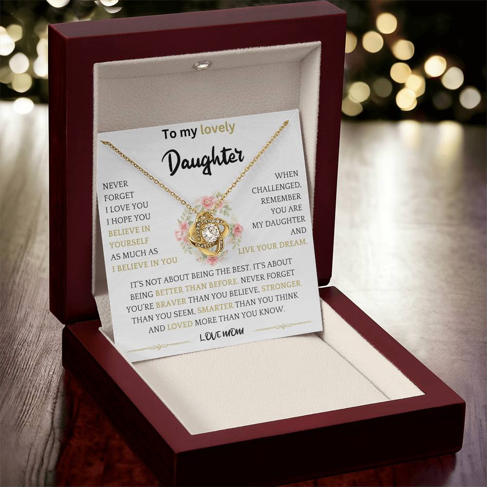 Better Than Before Necklace Gift For Daughter