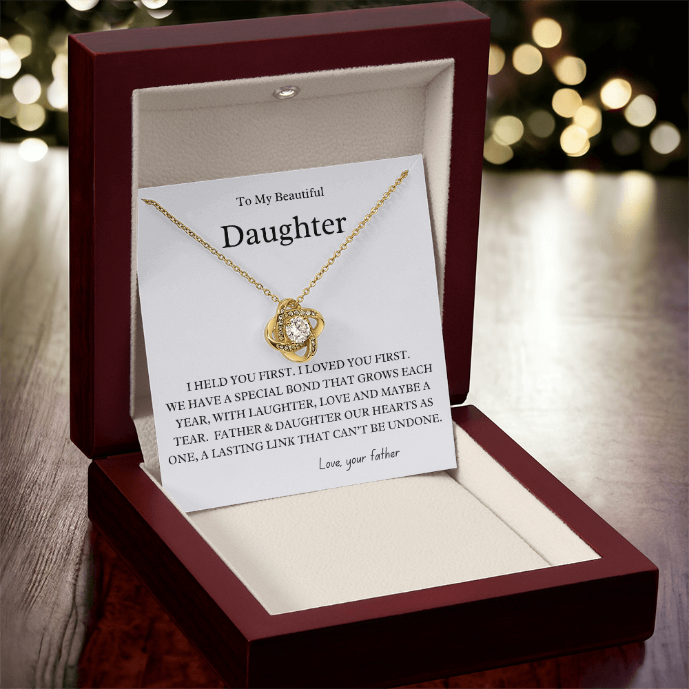 Laughter, Love Daughter Necklace