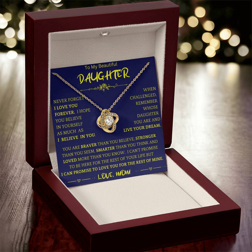 Live Your Dreams Necklace Gift For Daughter ny