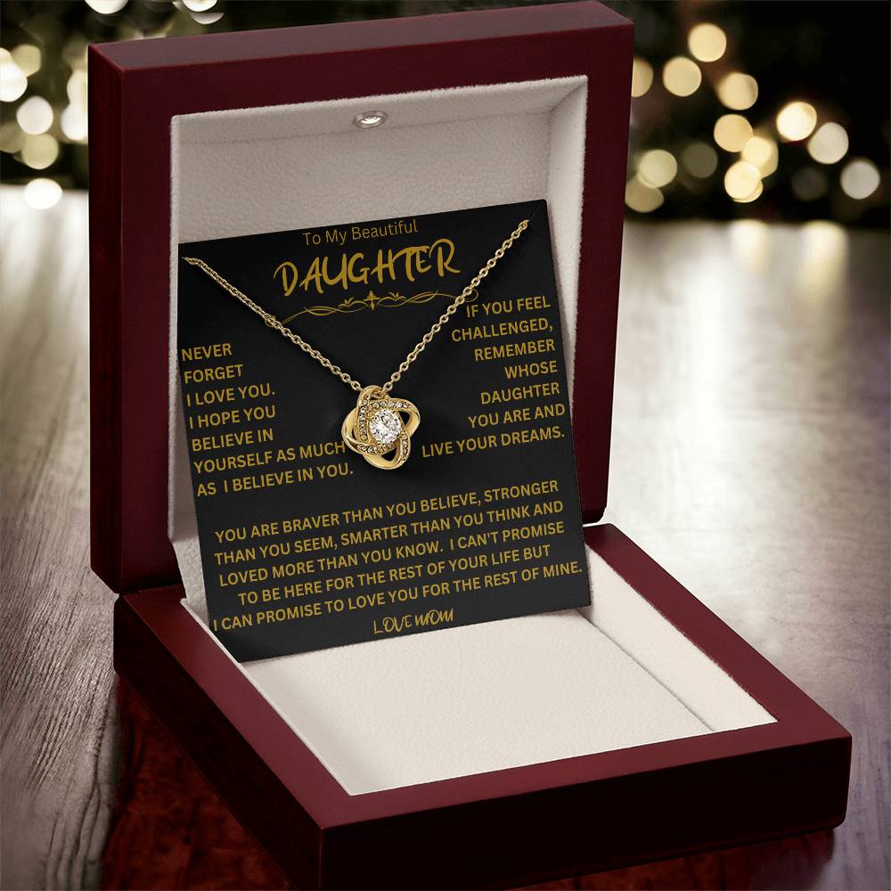 Live Your Dreams Necklace Gift For Daughter gb