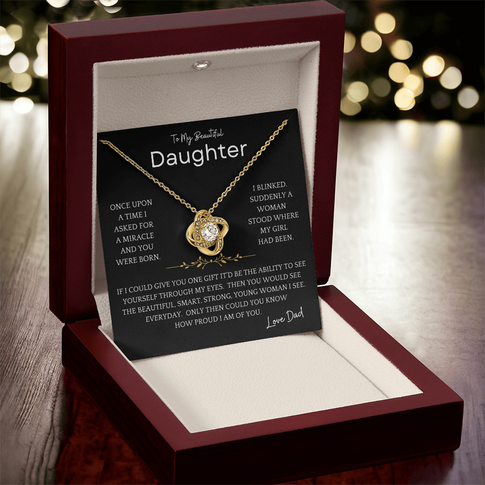 See Yourself Daughter Necklace