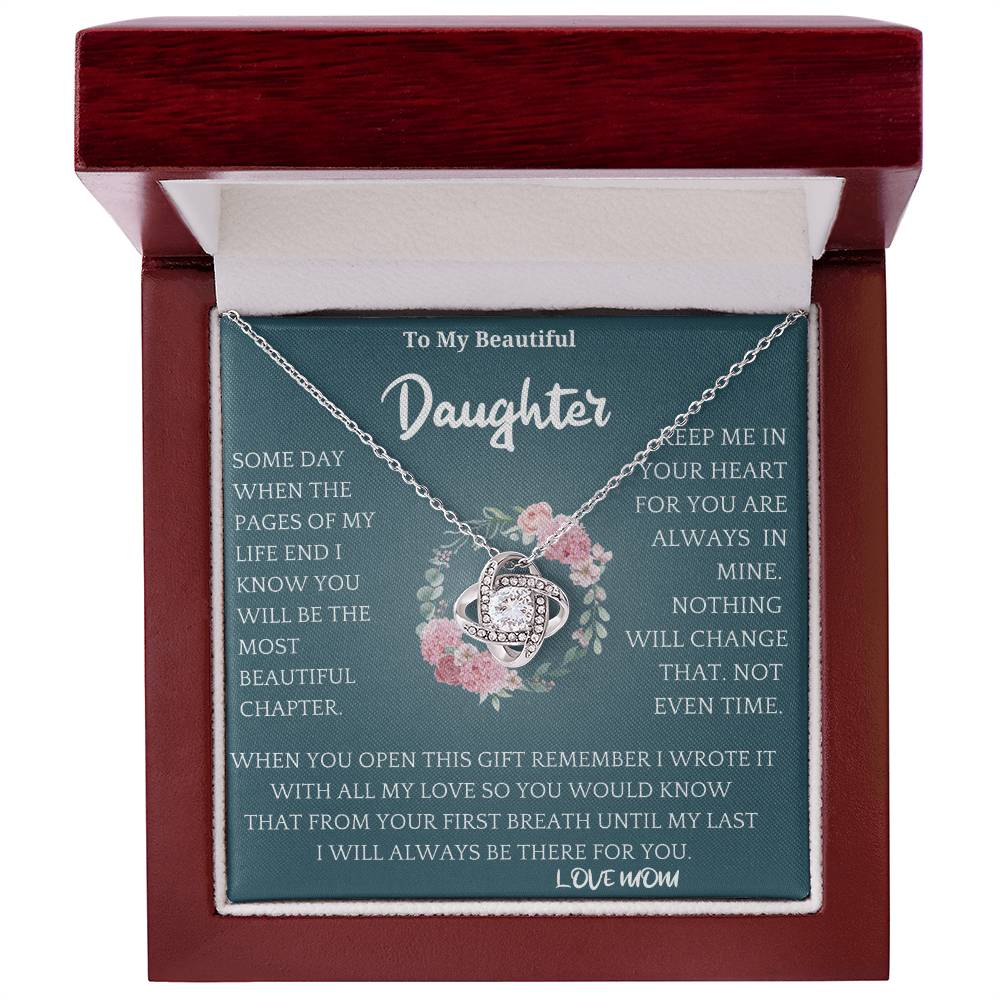 Pages Of My Life Necklace Gift Daughter