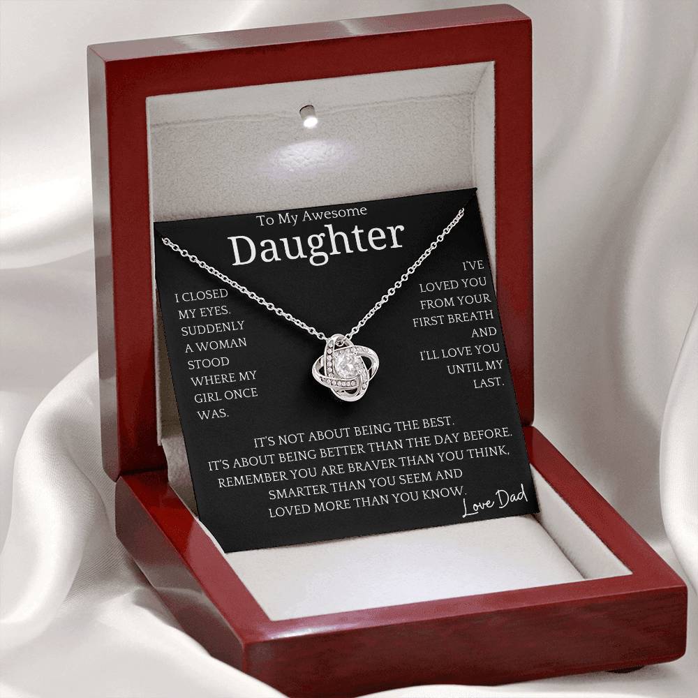 Better Than Before Necklace Gift For Daughter