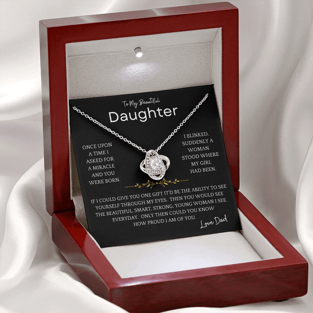 See Yourself Daughter Necklace