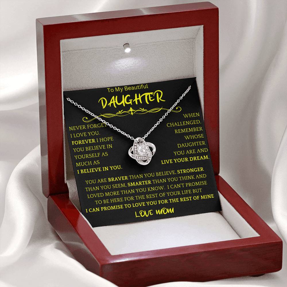 Live Your Dreams Necklace Gift For Daughter by01