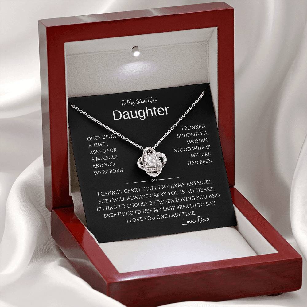 Daughter For Life Necklace