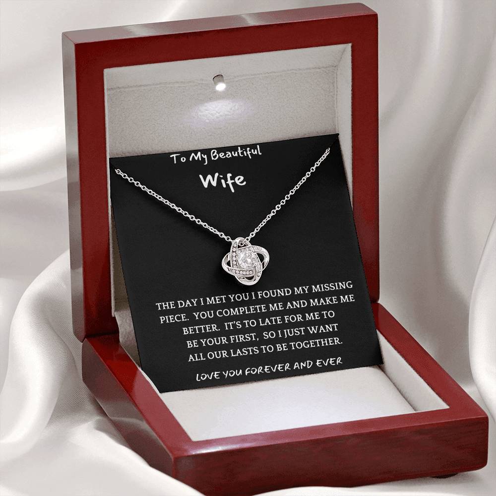 MISSING PIECE NECKLACE GIFT FOR WIFE