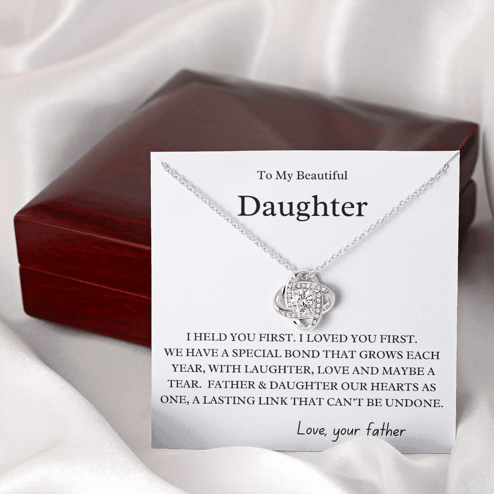 Laughter, Love Daughter Necklace