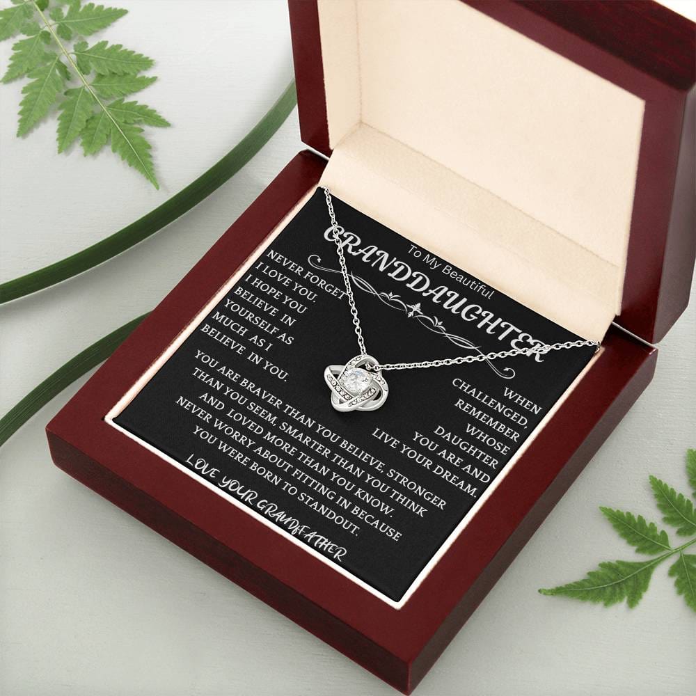 Live Your Dreams Necklace Gift From Grandfather