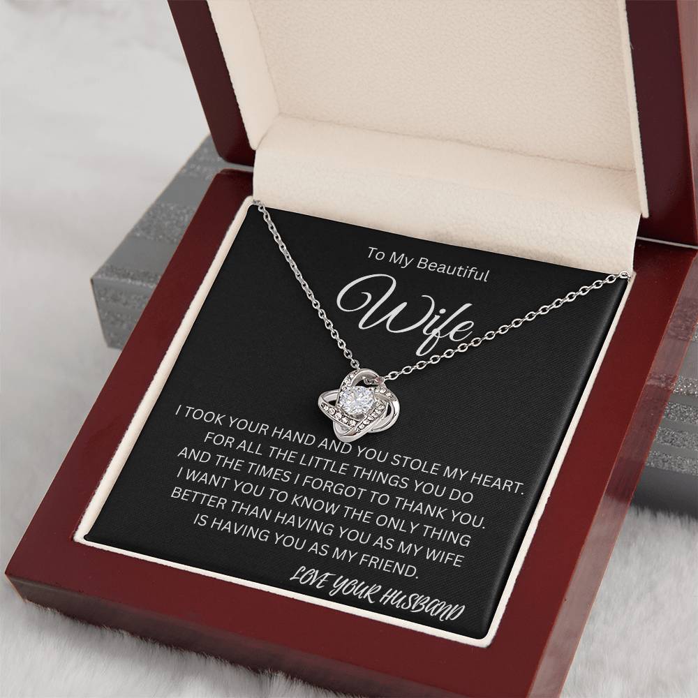 Stole My Heart Necklace Gift For Wife