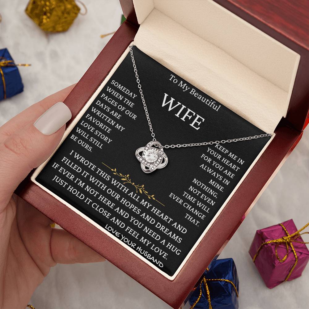 Heartfelt Wife Gift Necklace