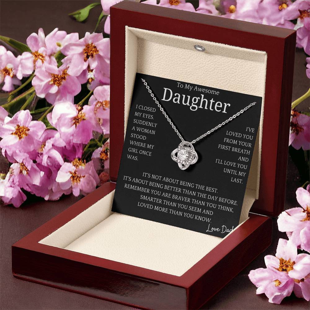 Better Than Before Necklace Gift For Daughter