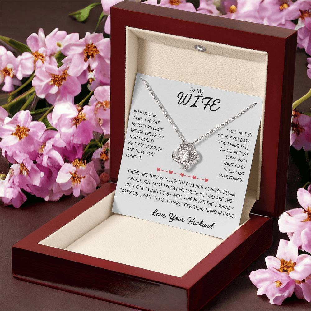 Turn Back Time Necklace Gift Wife