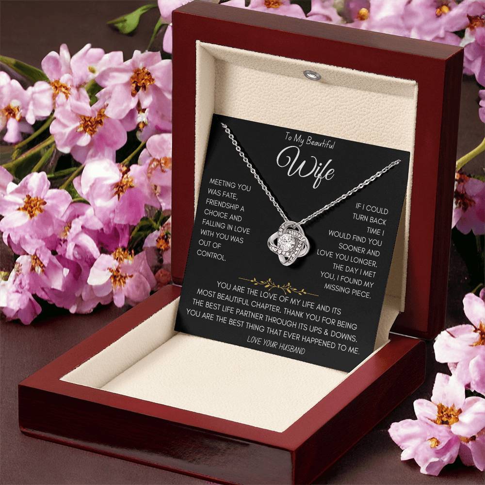 Love You Longer Necklace Wife Gift