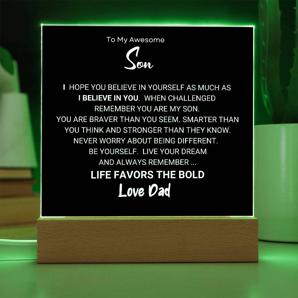 Favors The Bold Son Gift