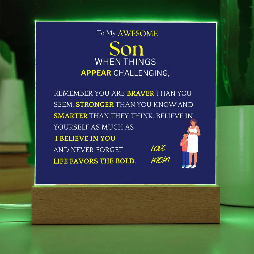 Braver Smarter Stronger Gift For Son