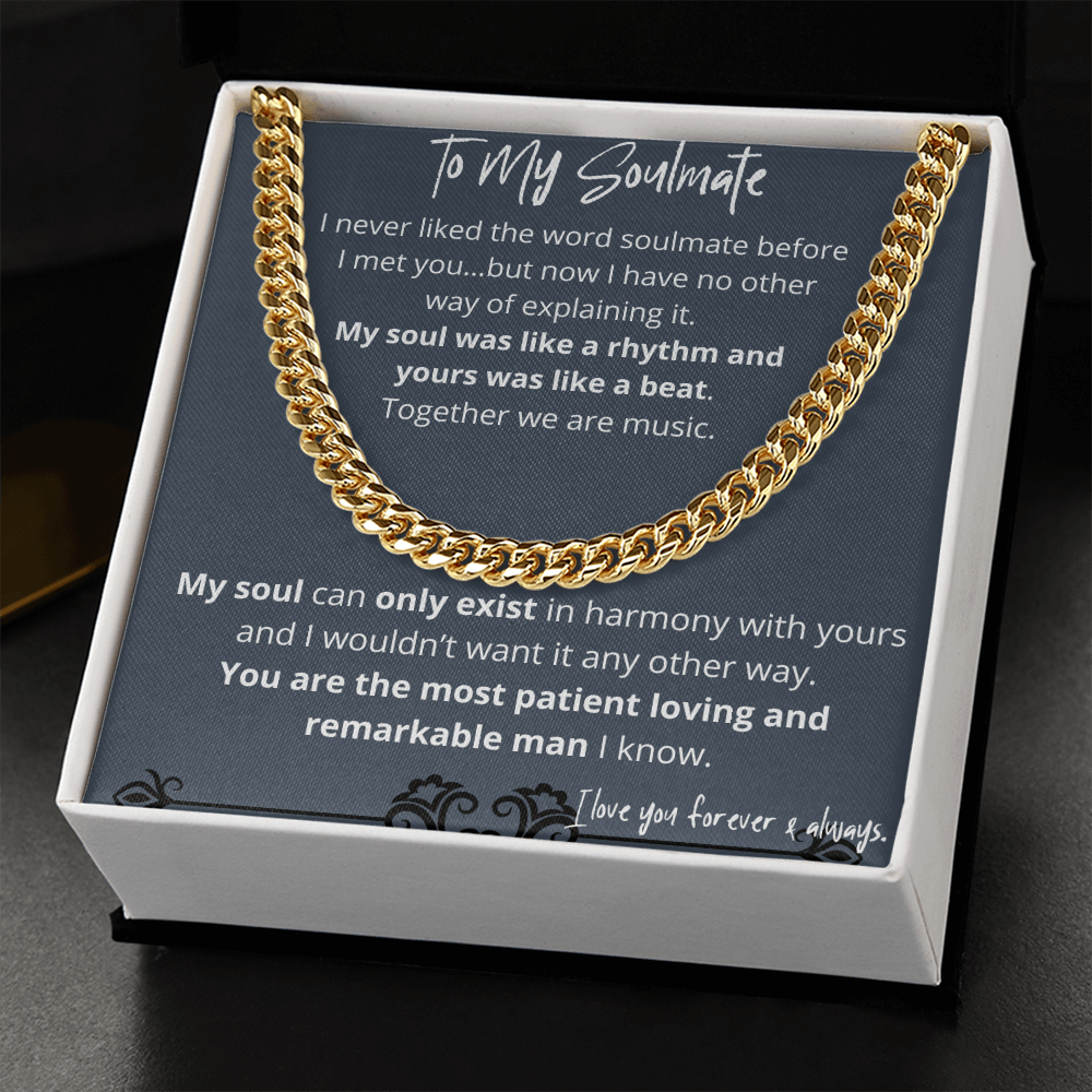 apparel accessories chain soulmate gifts for men romantic gifts for him unique gift for him meaningful gift for him thoughtful gift for him cuban chain necklace 8