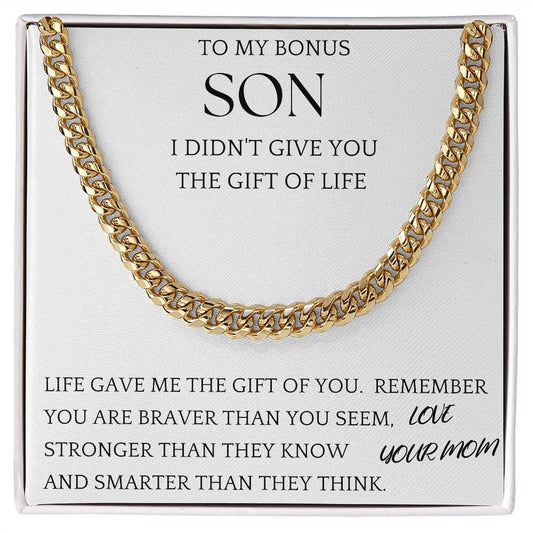 Bonus Son Chain Jewelry Gift For Son