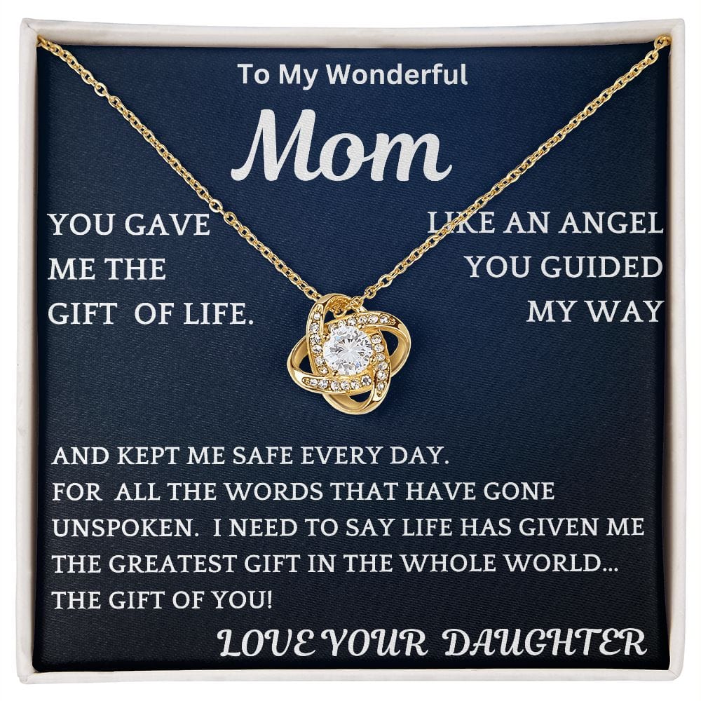 Gift Of You Necklace For Mothers Day Valentines Birthday Christmas Present For Women